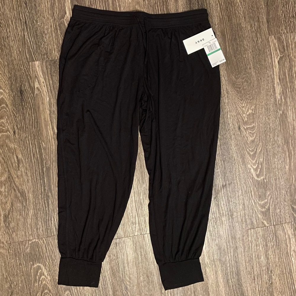 DKNY Black Jogger Pants